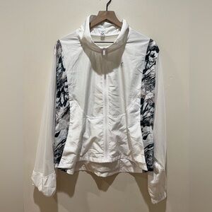 CLEARANCE NWT Zyia Active Lightweight Packable White Mesh Jacket - Size XXXL